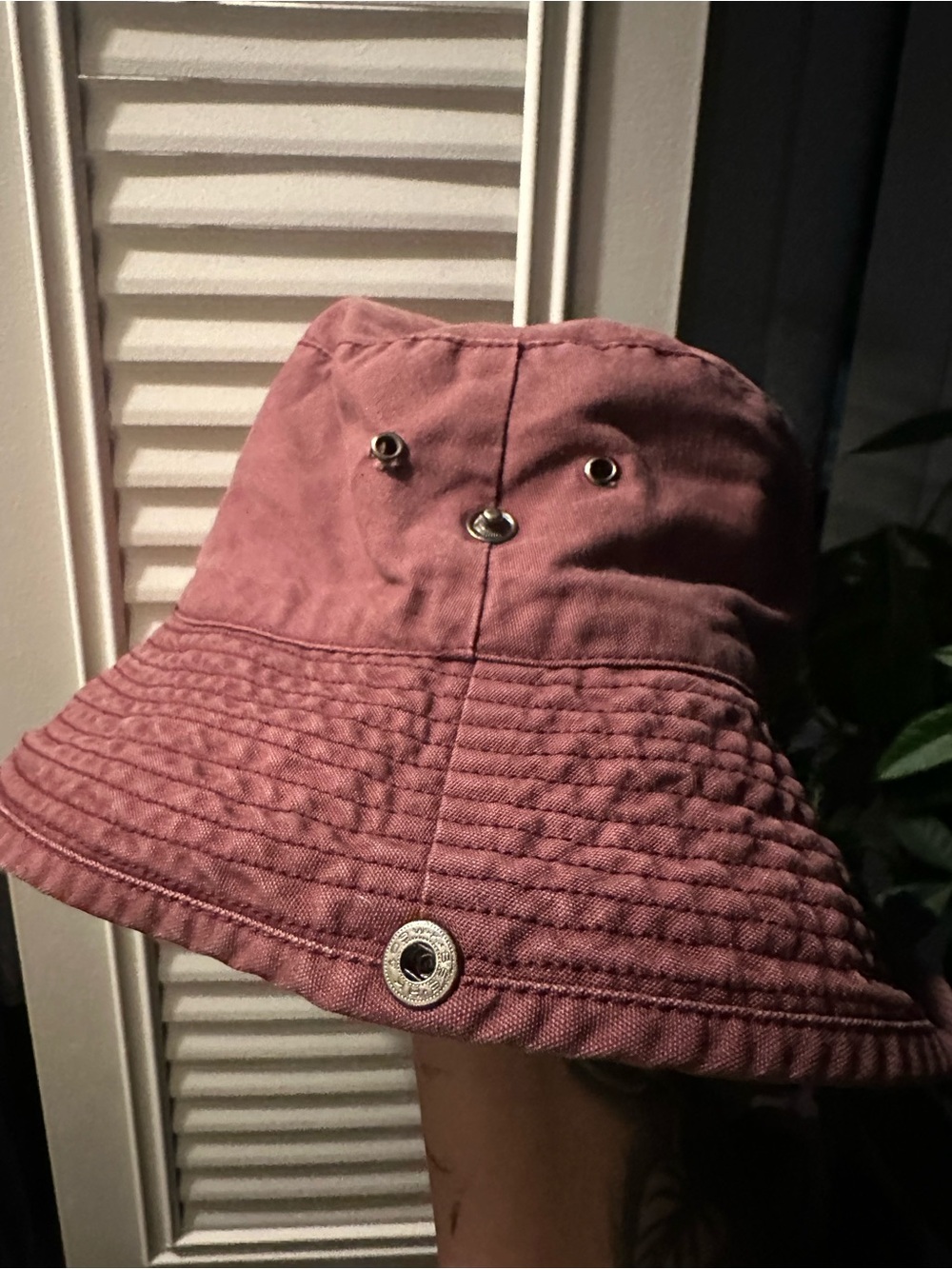 Maroon Smith & Hawken Bucket Hat Size LG 100% Cotton